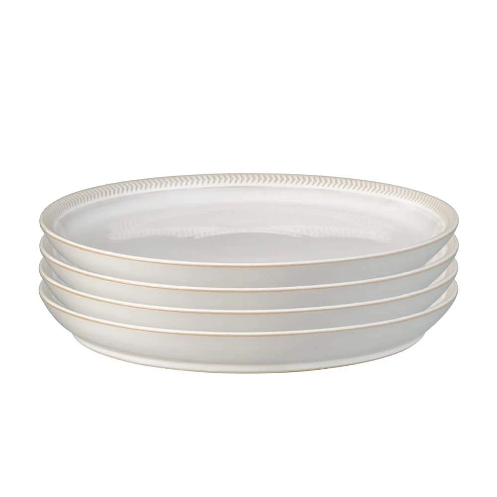 Top 10 ๐ Natural Canvas Off-White Textured Coupe Dinner Plate (Set of 4) by Denby โ