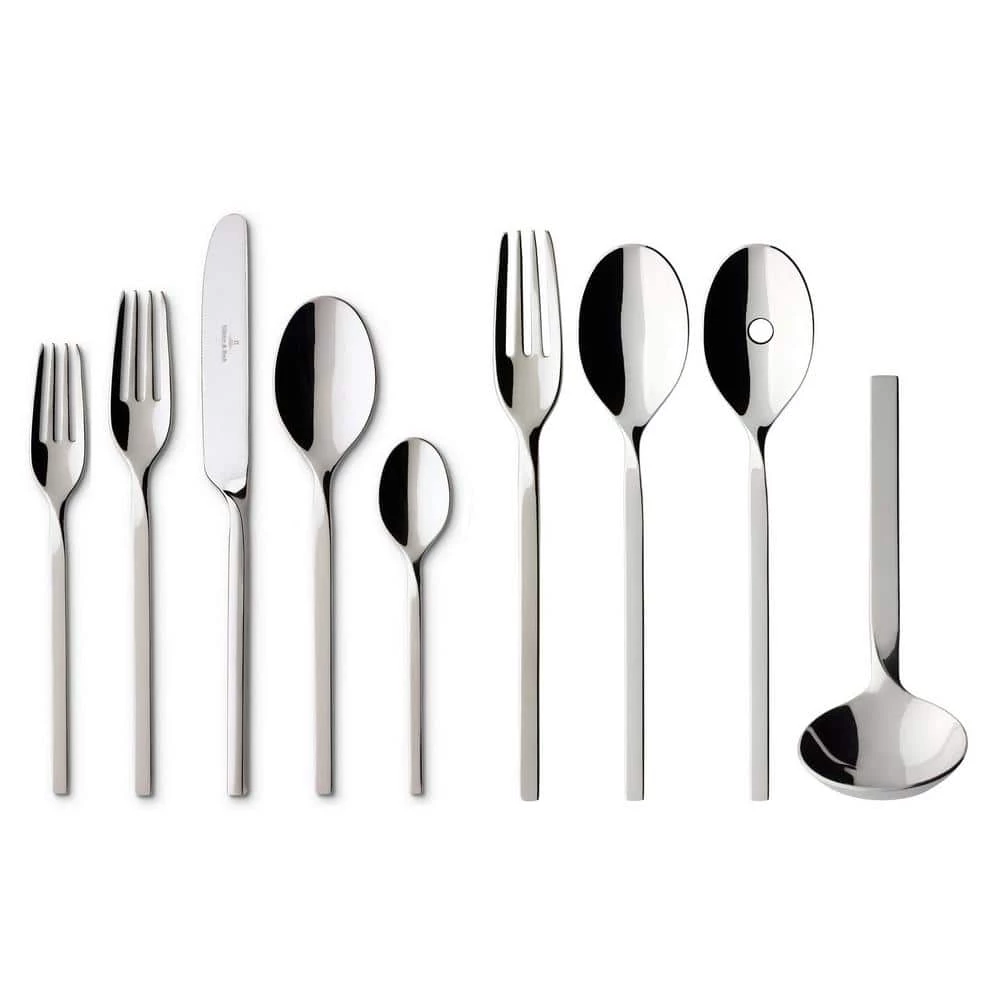 Coupon ๐ New Wave 64-Piece Stainless Steel Flatware Service for 12 by Villeroy & Boch โจ