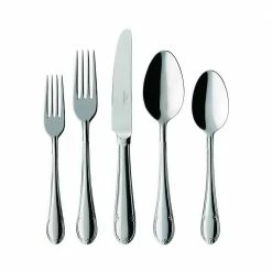Outlet 🎁 Mademoiselle 20-Piece Stainless Steel Flatware Service for 4 by Villeroy & Boch 🤩
