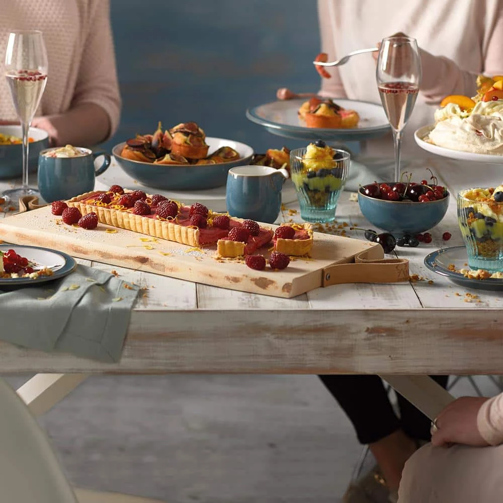 Brand new 🎉 Azure 10 in. 4-Piece Turquoise Pasta Bowl Set by Denby ⌛ - Image 3