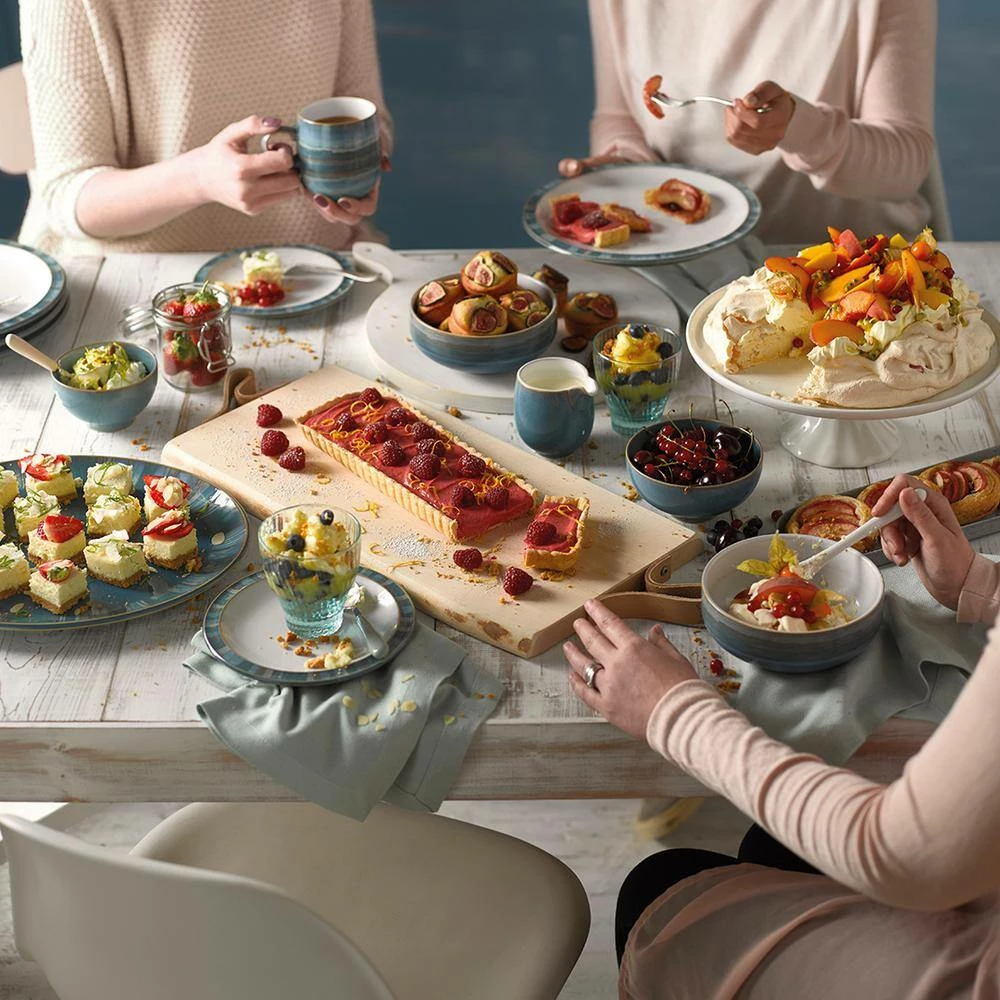 Outlet 🛒 Azure Turquoise Round Coast Salad Plate by Denby ❤️ - Image 4