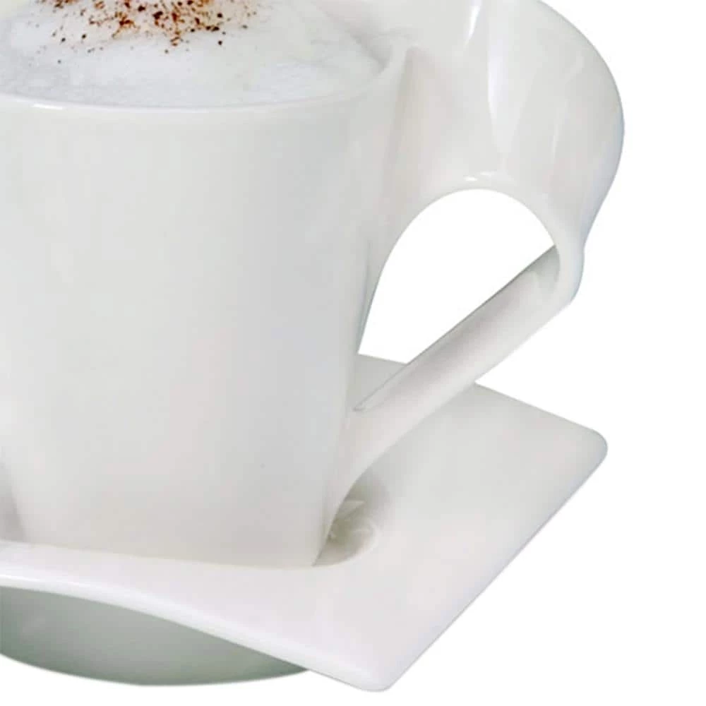 Hot Sale ๐ New Wave Caffe 11.75 oz. White Coffee Set (6-Piece Set) by Villeroy & Boch โ - Image 2