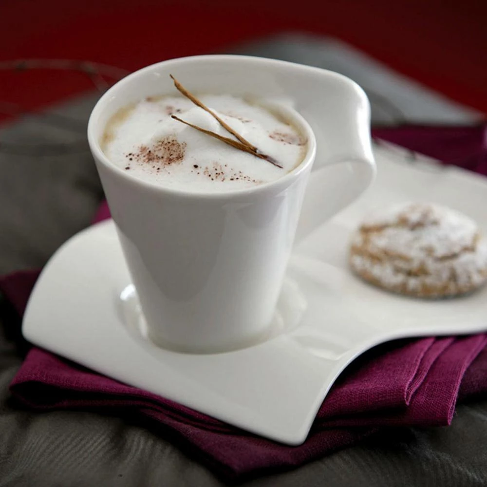 Outlet ๐ New Wave Caffe 11.75 oz. White Porcelain Mug by Villeroy & Boch ๐ - Image 4