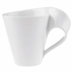 Outlet 😉 New Wave Caffe 11.75 oz. White Porcelain Mug by Villeroy & Boch 🎁