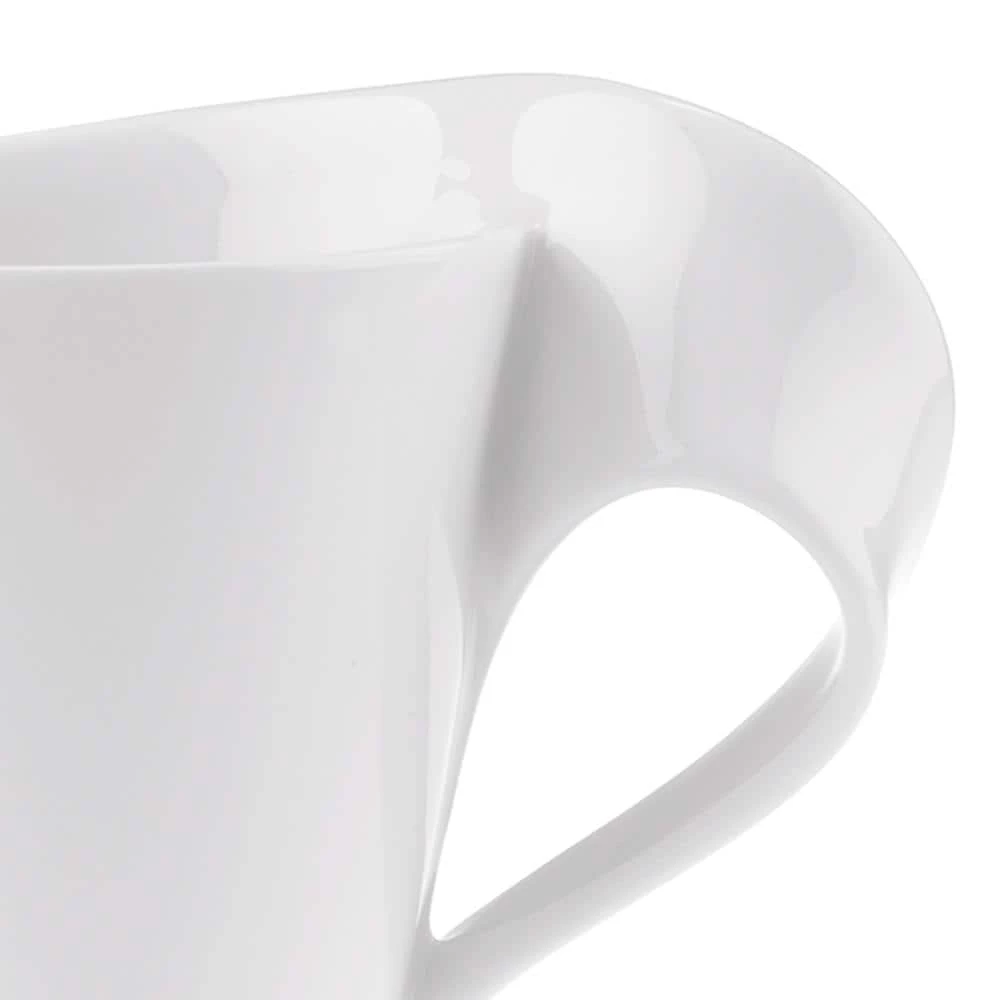 Outlet ๐ New Wave Caffe 11.75 oz. White Porcelain Mug by Villeroy & Boch ๐ - Image 2