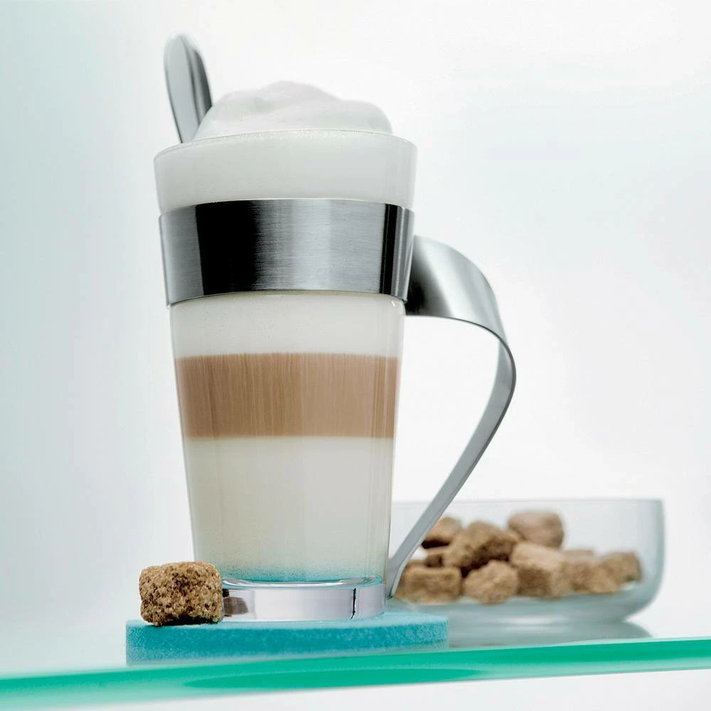 Top 10 ๐ New Wave 16 oz. Glass and Stainless Steel Macchiato Mug by Villeroy & Boch ๐ - Image 5