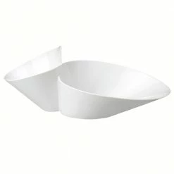 Cheap ✔️ New Wave White Porcelain Chip and Dip Bowl by Villeroy & Boch ✔️