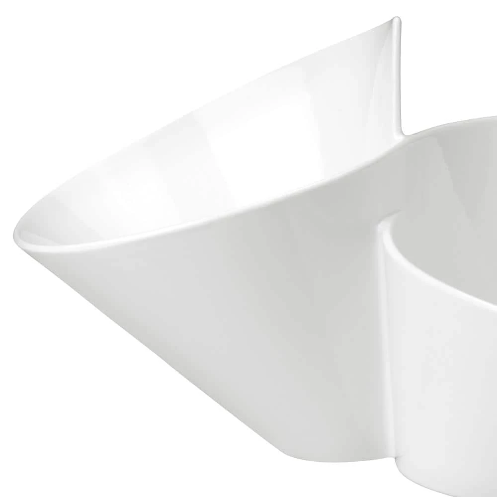 Cheap โ๏ธ New Wave White Porcelain Chip and Dip Bowl by Villeroy & Boch โ๏ธ - Image 2