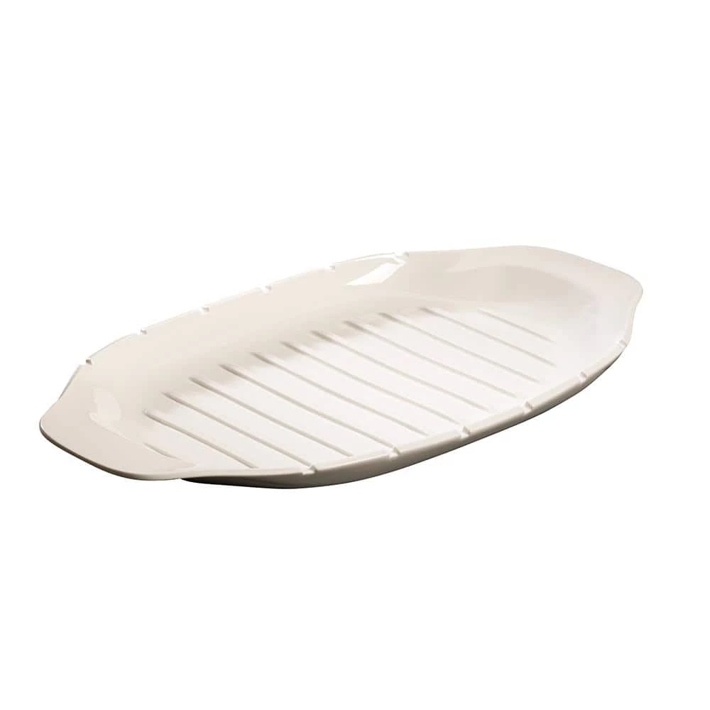 Outlet 😀 BBQ Passion White Porcelain Kebab Platter by Villeroy & Boch 👍