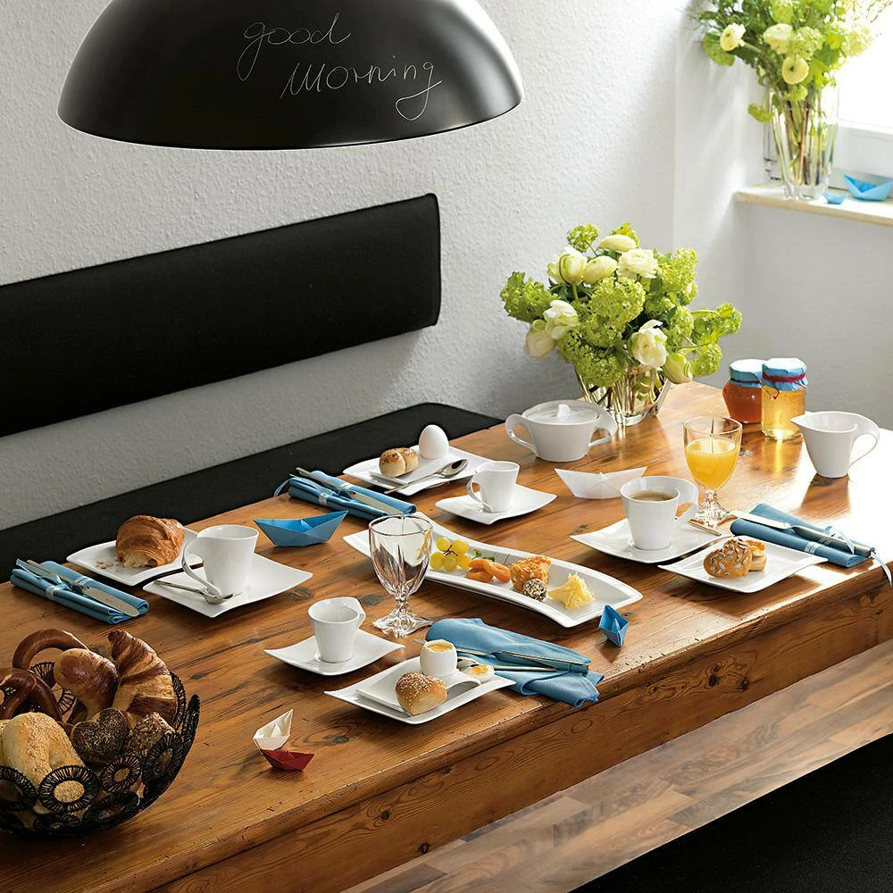 Promo ๐ New Wave 2-Piece White Porcelain Sugar and Creamer Set by Villeroy & Boch ๐คฉ - Image 4