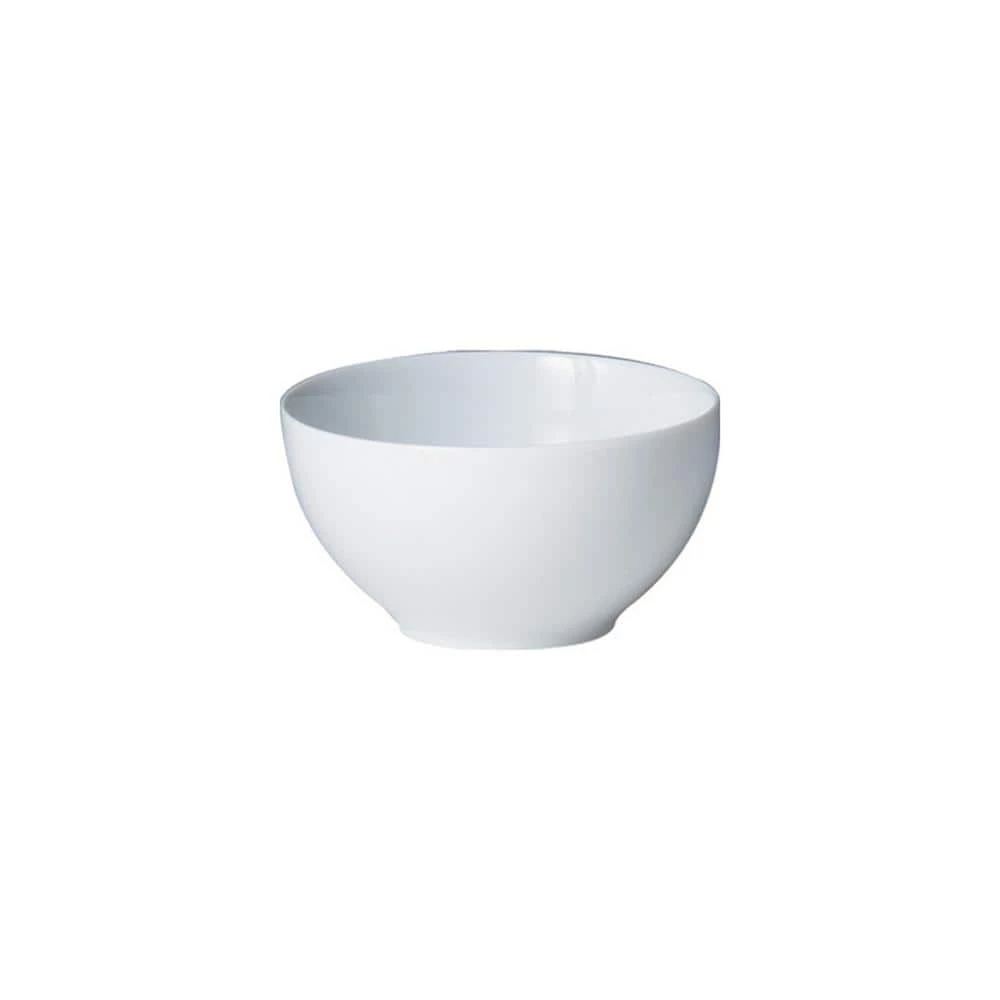 Budget ๐ฅ 13.52 fl. oz. White Porcelain Round Rice Bowl by Denby ๐ฏ