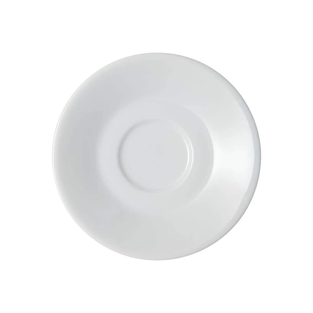 New โค๏ธ White Tea/Coffee Saucer by Denby ๐