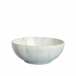 Cheap ๐ Halo Stoneware 20 oz. White/Grey Cereal Bowl by Denby โญ