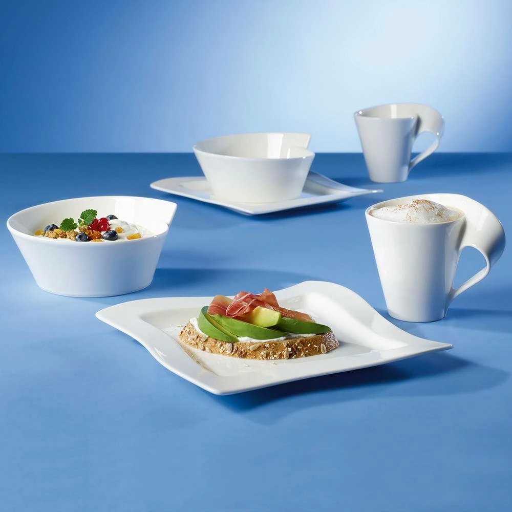Best deal ๐ New Wave White Porcelain Small Round Rice Bowl by Villeroy & Boch ๐ - Image 7