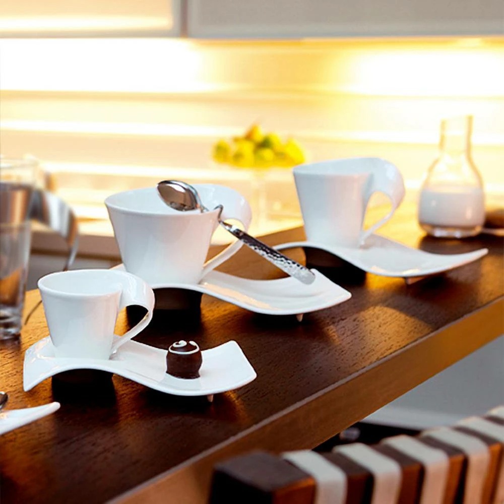 Flash Sale โ๏ธ New Wave Caffe White Porcelain Small Party Plate by Villeroy & Boch ๐ฏ - Image 3