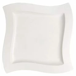 Outlet 🧨 New Wave White Porcelain Dinner Plate by Villeroy & Boch ✨