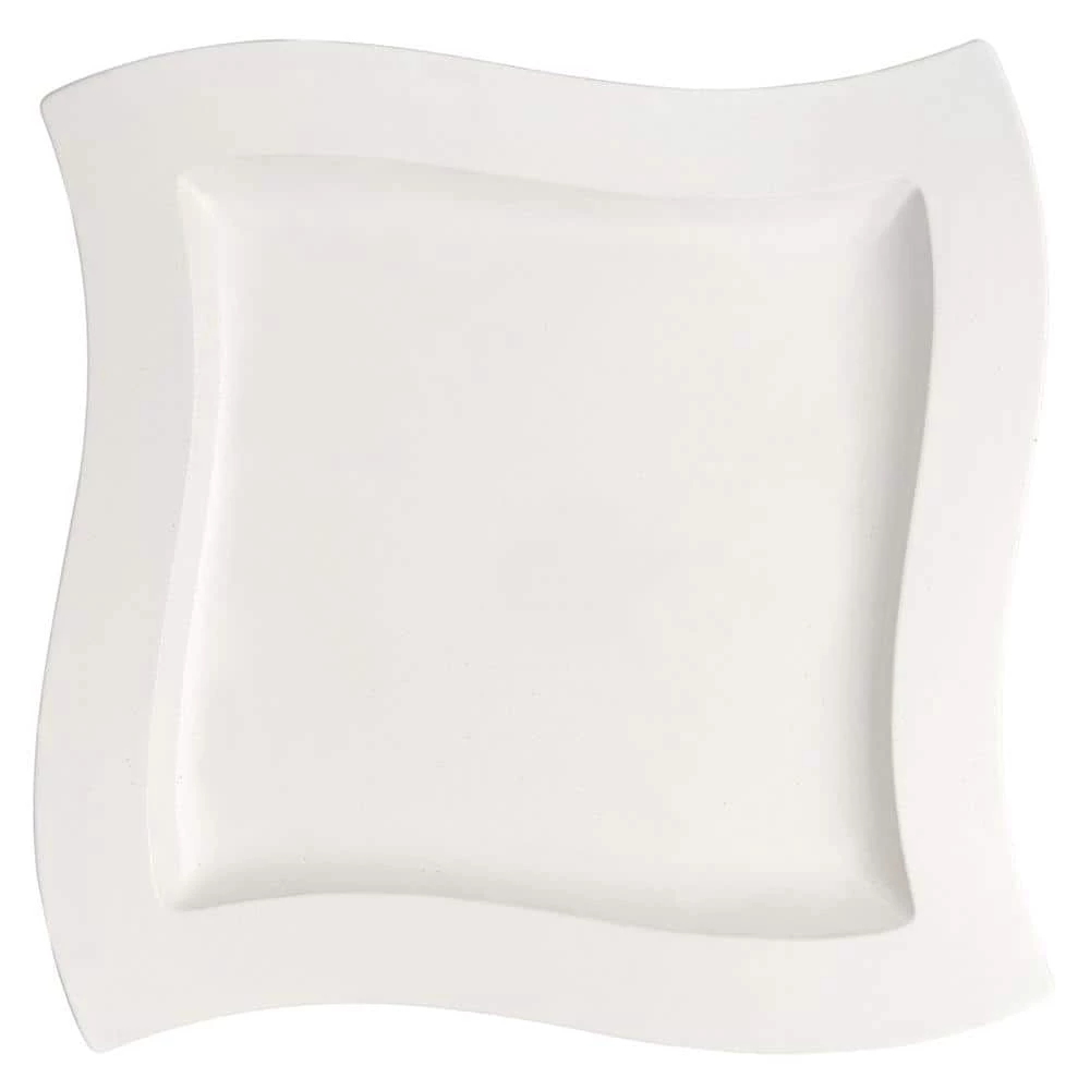 Outlet ๐งจ New Wave White Porcelain Dinner Plate by Villeroy & Boch โจ