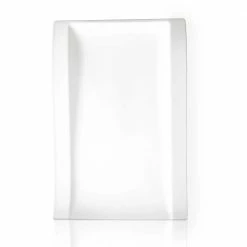Discount ❤️ New Wave White Porcelain Large Rectangular Buffet Plate by Villeroy & Boch 🥰