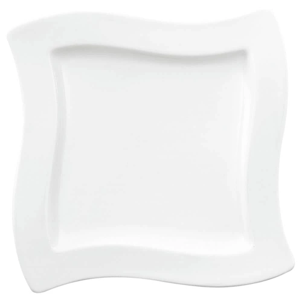 Deals ๐งจ New Wave White Porcelain Square Salad Plate by Villeroy & Boch ๐ฅ